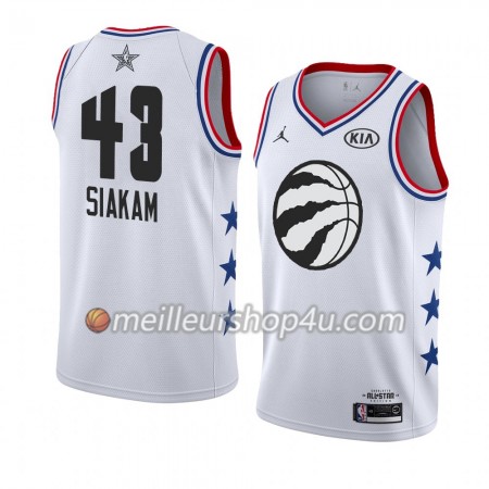 Maillot Basket Homme Toronto Raptors Pascal Siakam 43 2019 All-Star Jordan Brand Blanc Swingman
